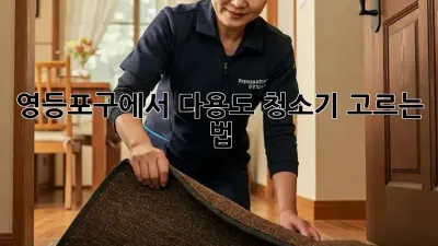 영등포구에서 다용도 청소기 고르는 법!